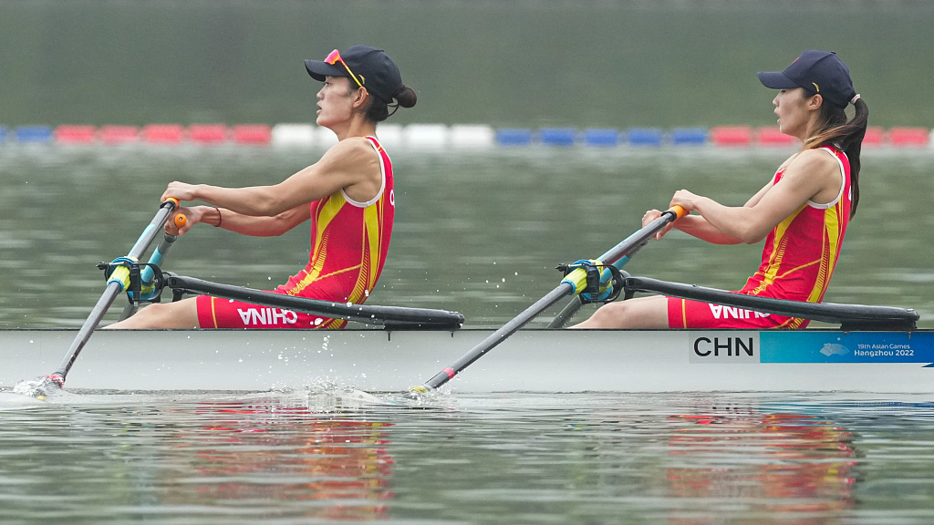 Zou Jiaqi, Qiu Xiuping of China wins first gold medal of 19th Asian Games