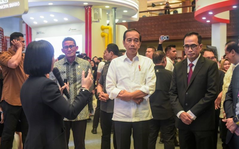 Jokowi inspects Hub Space transportation exhibition in Jakarta