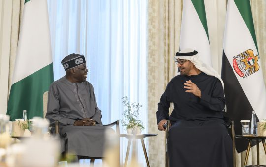 President of UAE meets with Nigerian President