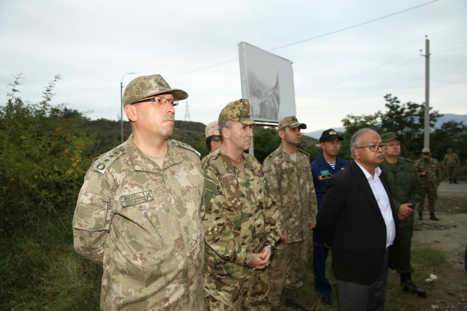 Foreign military attachés' visit to Shusha city kicks off