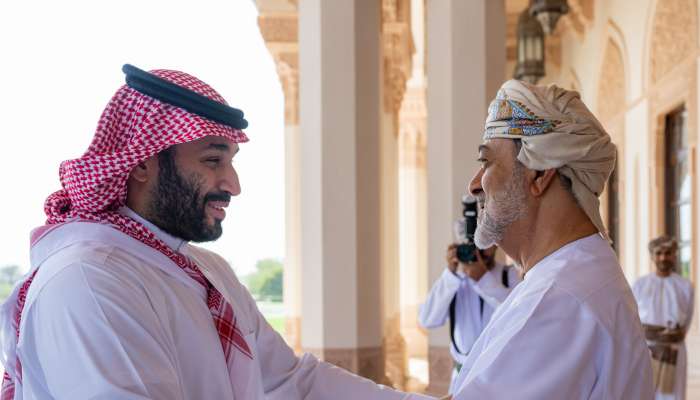 Sultan of Oman receives Saudi Crown Prince