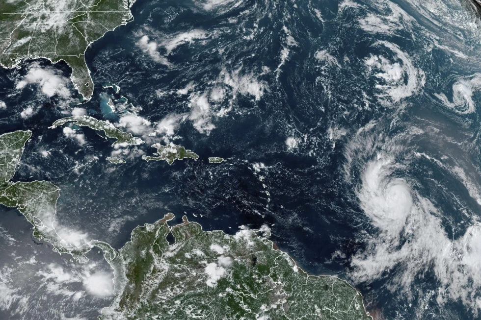 Tropical Storm Lee strengthens into a hurricane