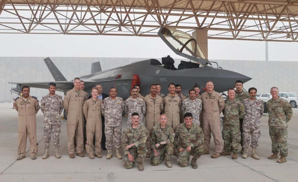 Four US 'F35' fighters arrive in Qatar
