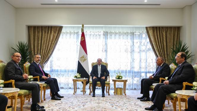 Gaza needs urgent access to humanitarian aid: Fidan, El Sisi