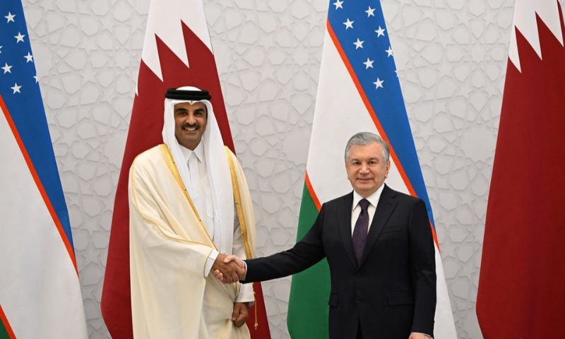 Amir of Qatar to meet Uzbek President on Monday