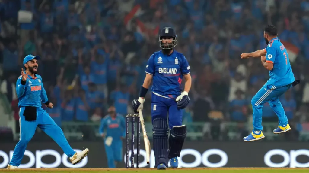 ICC World CUP 2023: India beat England by 100 runs