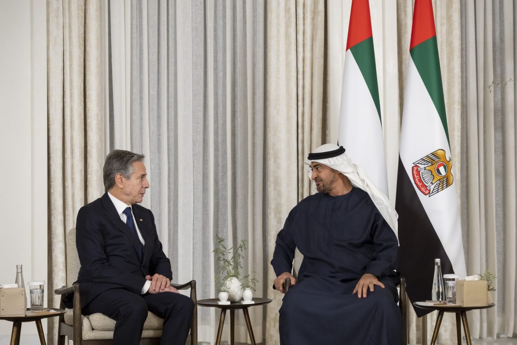 UAE President, Blinken discuss civilian protection in Gaza