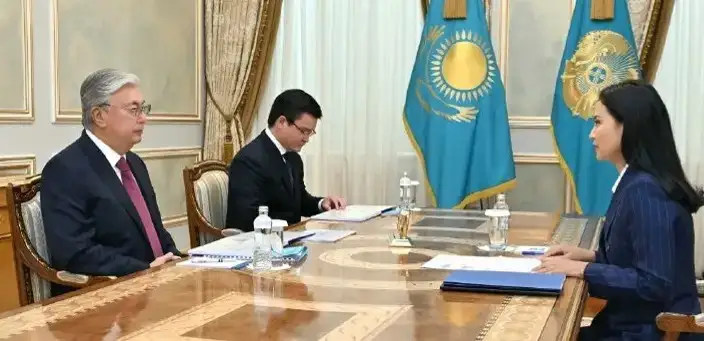 President Tokayev receives JSC Kazpost Chairperson