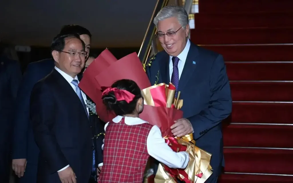 President of Kazakhstan arrives in China