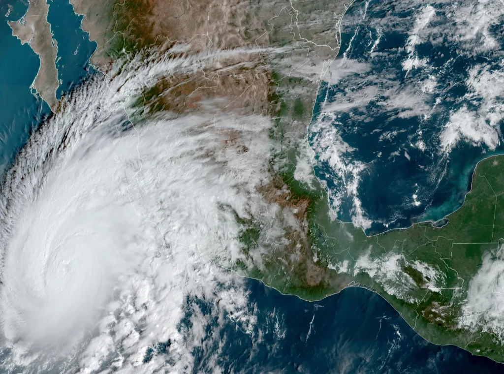 Hurricane Norma strengthens on a path toward Los Cabos in Mexico