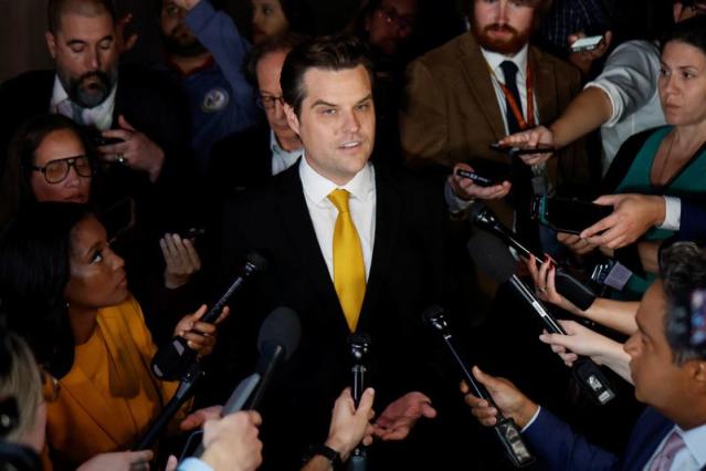 Republican US Rep Matt Gaetz moves to oust McCarthy as speaker