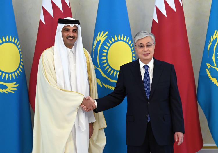 Kazakh President, Amir of Qatar hold phone talk