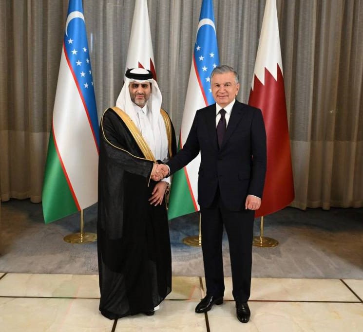 Uzbek President receives Chairman of Qatar Investment Authority