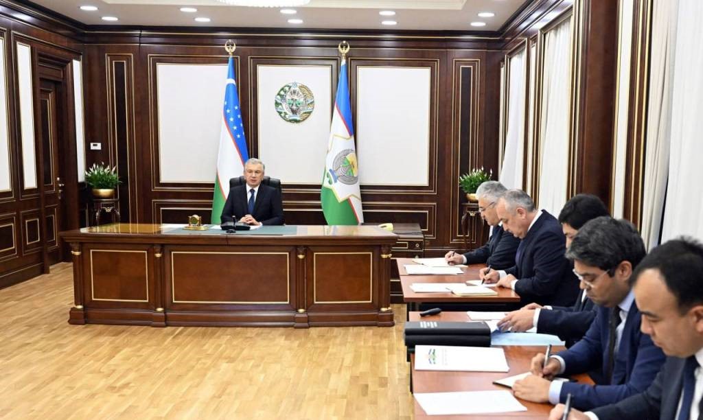 Shavkat Mirziyoyev get acquainted with geological activities