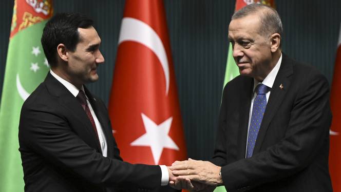 Serdar Berdimuhamedov, Erdogan hold talks in Ankara