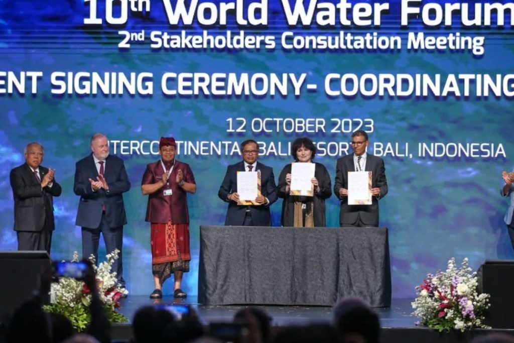 Indonesia signs LOI to support World Water Forum in 2024 in Bali