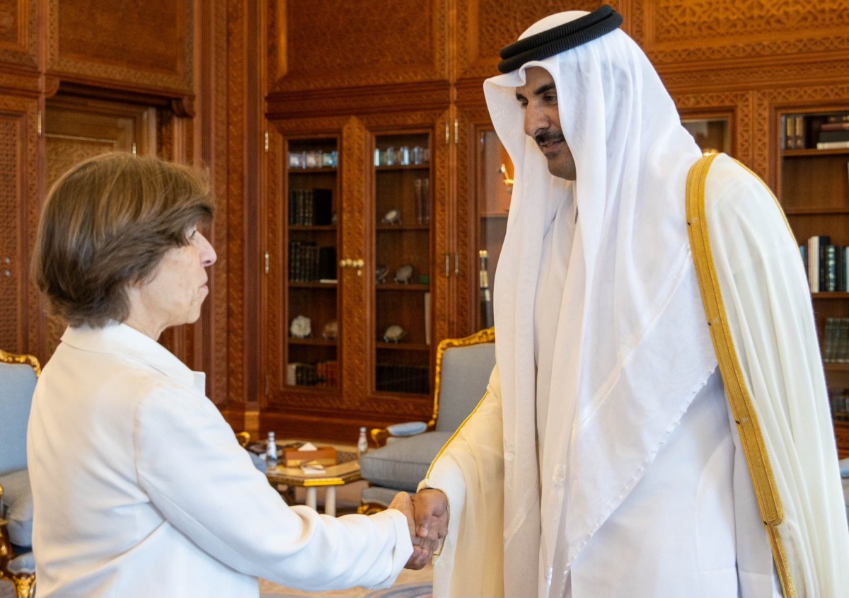 Amir of Qatar meets French Minister of Foreign Affairs - The Gulf Observer