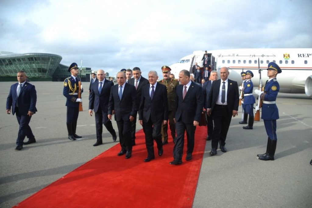 President of Iraq arrives in Azerbaijan