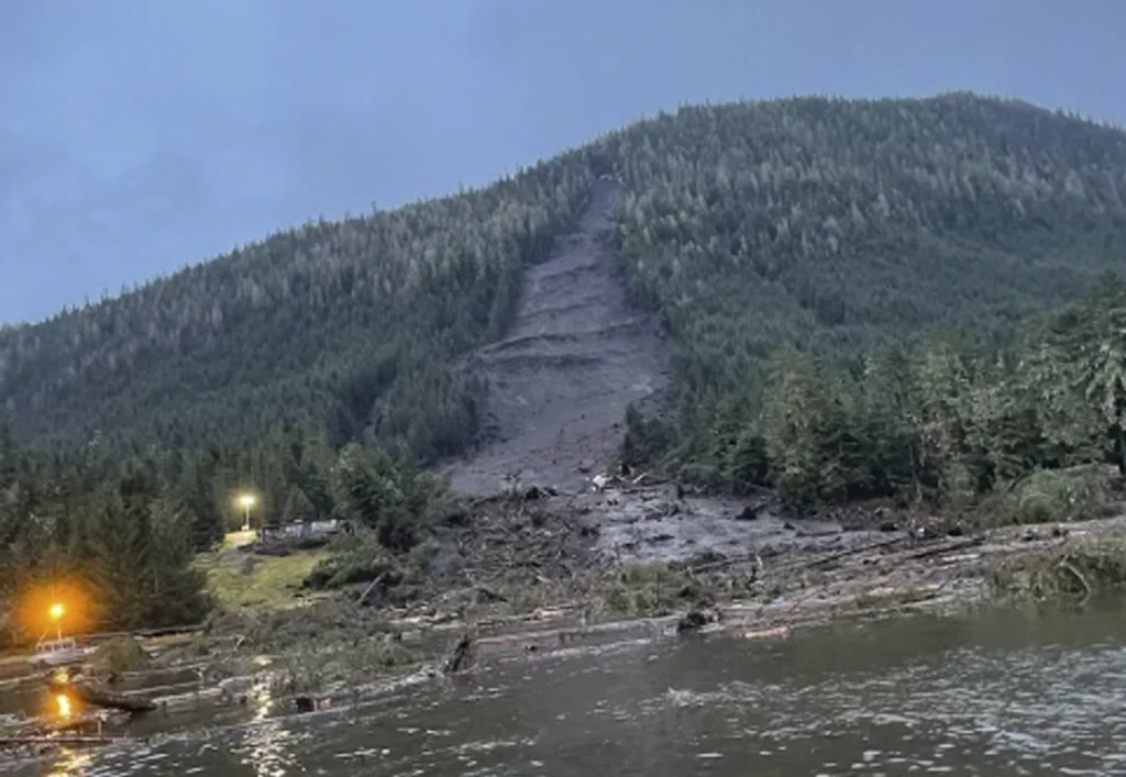 Search resumes for missing after landslide leaves 3 dead in Alaska fishing community
