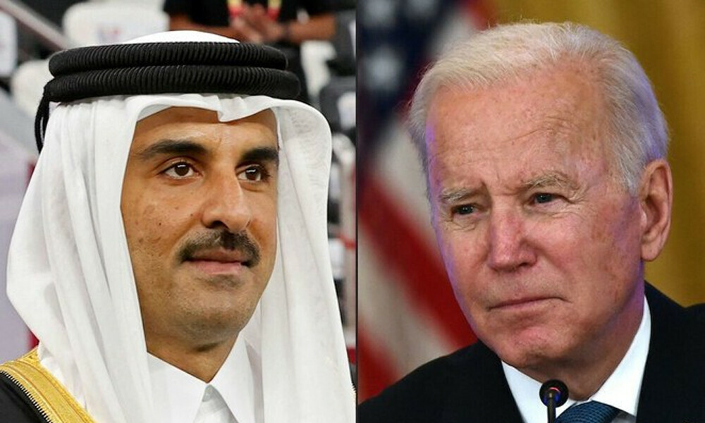 Amir of Qatar receives phone call from Biden