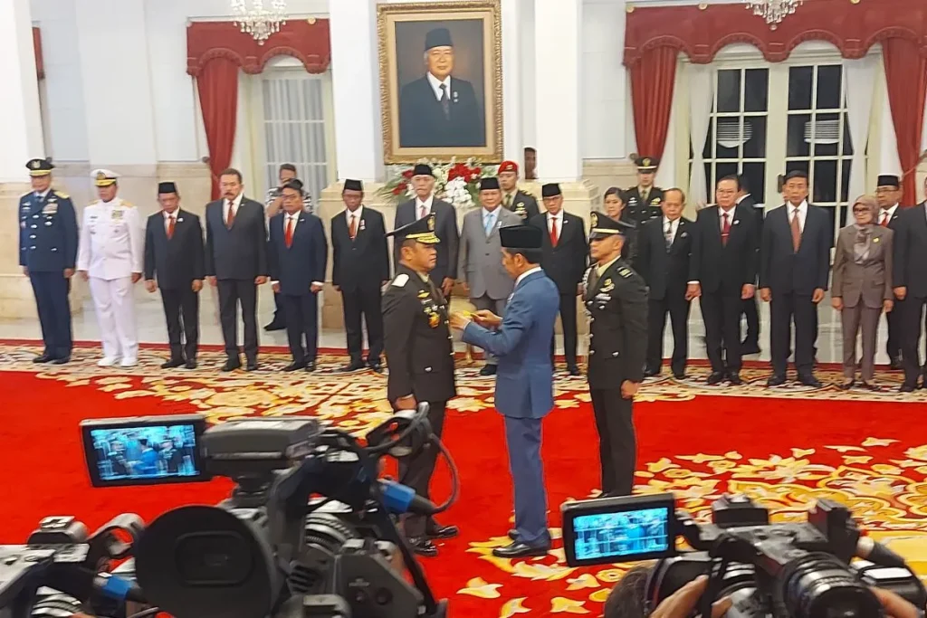 President Jokowi inaugurates Maruli Simanjuntak as Army Chief