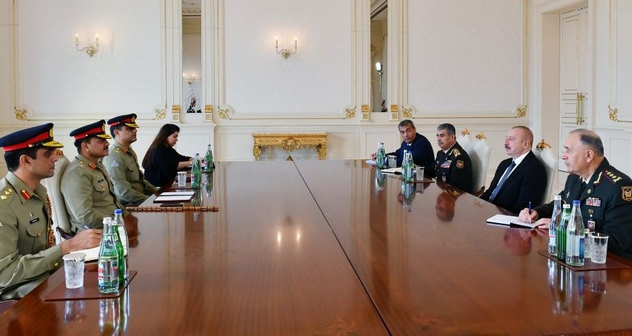 President Ilham Aliyev receives Pakistan's Chief of Army Staff General Asim Munir