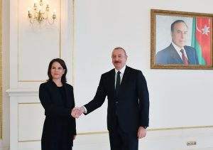 President of Azerbaijan receives German FM