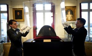 A hat worn by Napoleon sold for $2.1 million at an auction