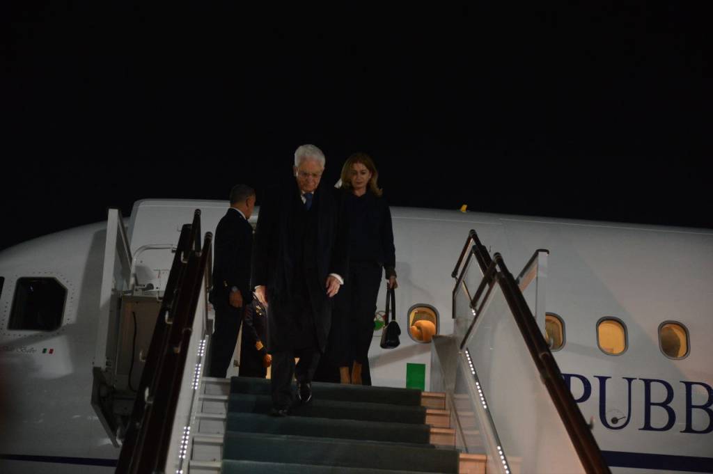 President of Italy arrives in Tashkent