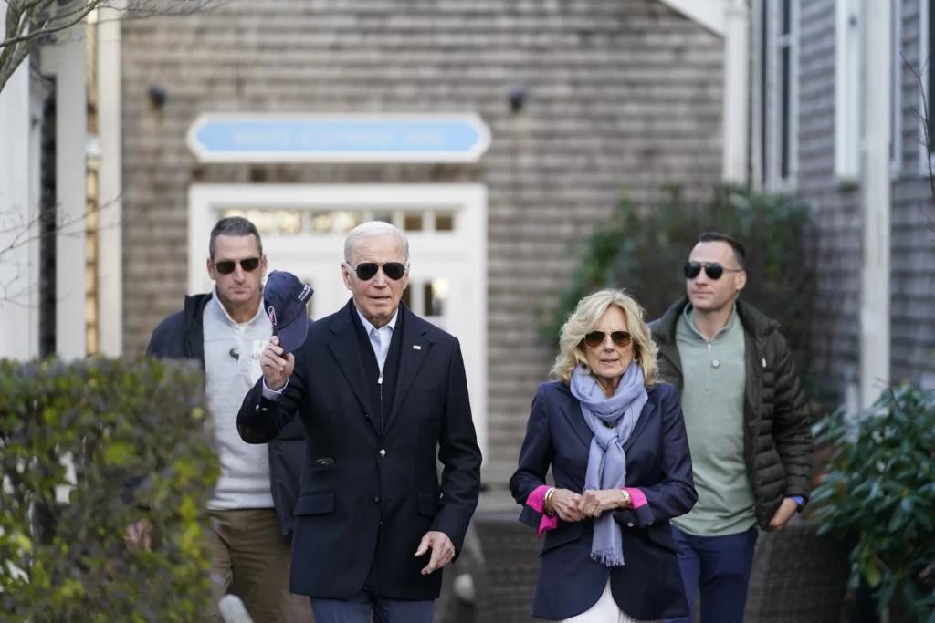 President Joe Biden's day out in Nantucket