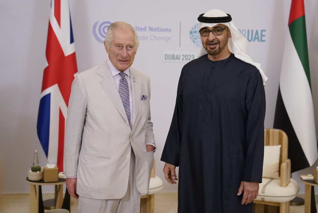 UAE President meets with King Charles III at COP28 in Dubai