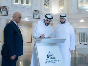 Sultan bin Ahmed launches UoS’s silver jubilee postage stamp