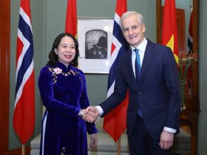 Joint press release on talks between Vietnamese VP, Norwegian PM