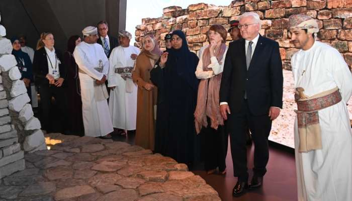 German President visits "Oman Across Ages Museum"