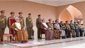 Sultan of Oman presides over 53rd National Day military parade