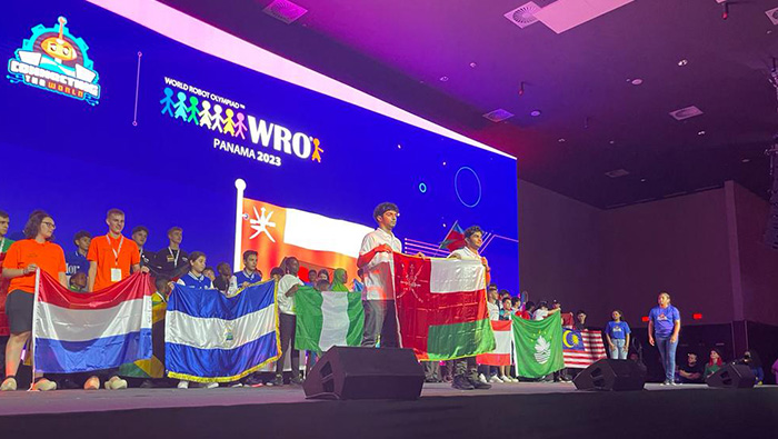 Omani pair participate in World Robot Olympiad