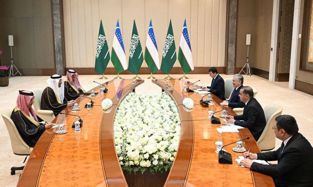 Shavkat Mirziyoyev discusses multifaceted cooperation with delegation of Saudi Arabia