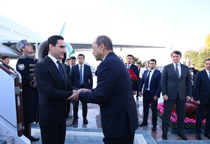 President of Turkmenistan arrives in Uzbekistan