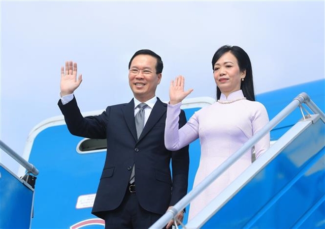President Thuong leaves for Japan