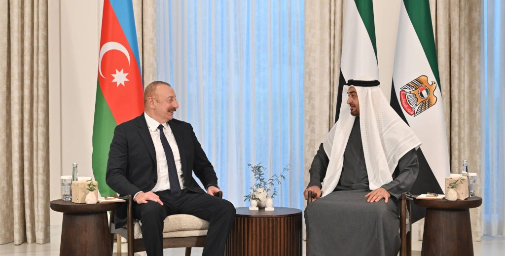 President Ilham Aliyev meets with President of UAE in Dubai