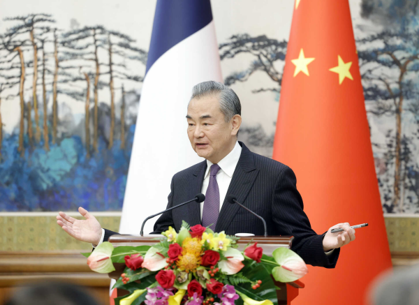 Wang Yi emphasizes importance of China-EU ties