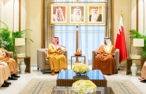Bahrain's Finance Minister hosts outgoing Saudi Ambassador