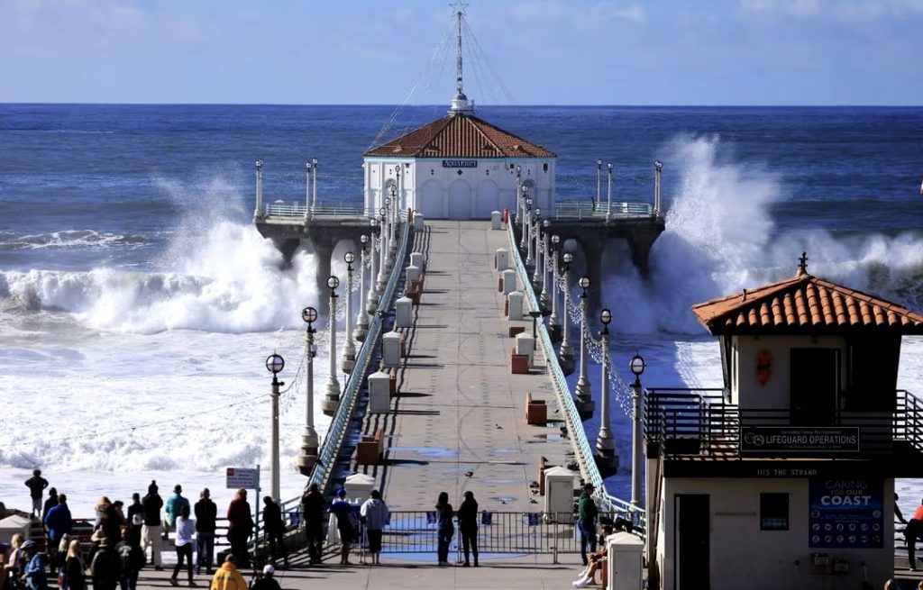 California coastline battling flooding crisis amidst massive waves