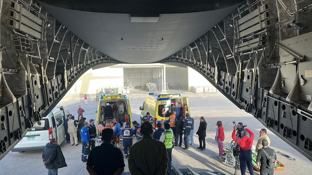 Qatari planes carrying aid for Palestinians in Gaza arrive in Egypt