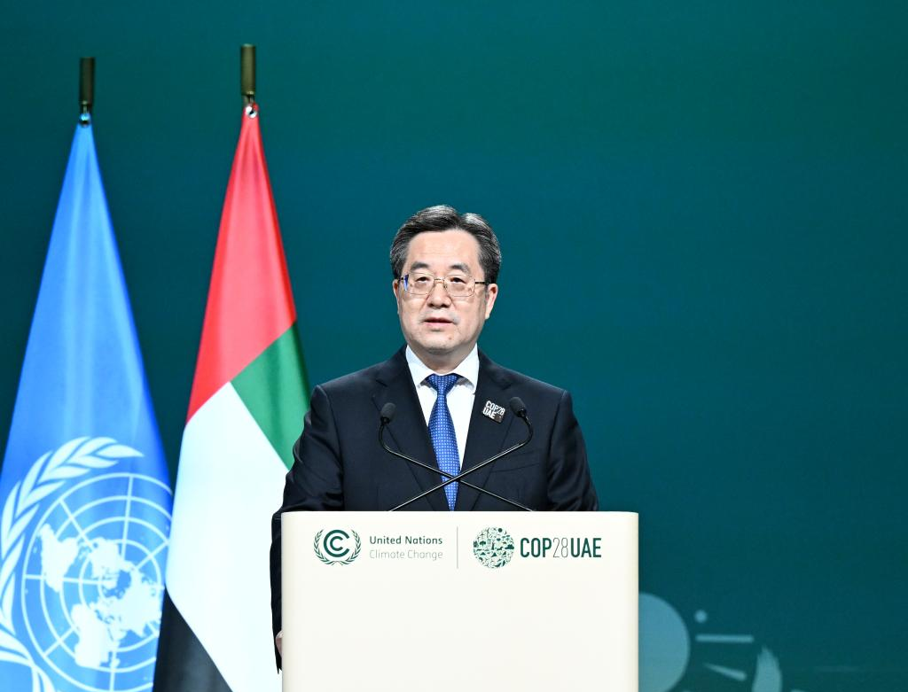 China calls for accelerating clean energy development at COP28