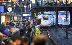 Storm in Europe disrupts German trains