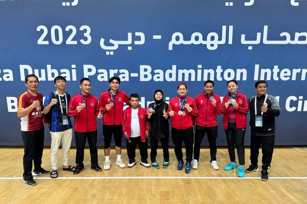 Indonesia clinches seven medals at Dubai Para-Badminton