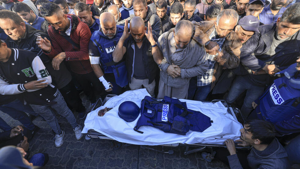 Funeral held for Al Jazeera journalist killed in Israeli strike