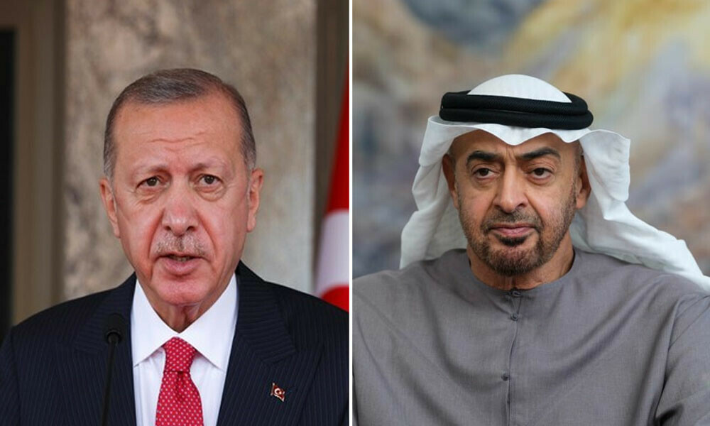 Erdogan, UAE President discuss situation in Gaza