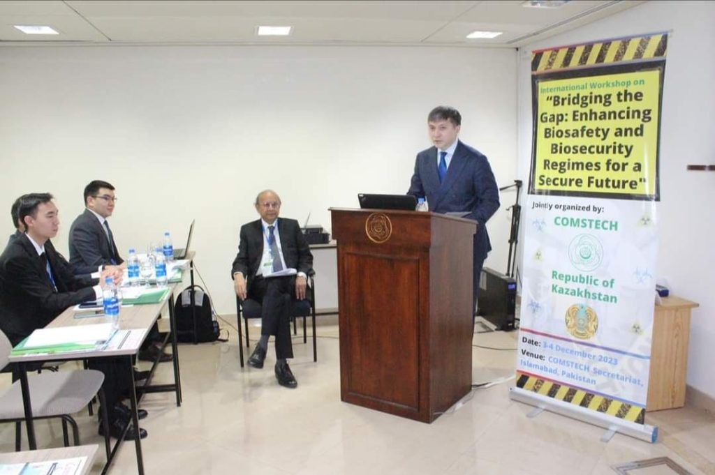 COMSTECH, Kazakhstan Embassy organize seminar on Biosafety, Biosecurity Regimes